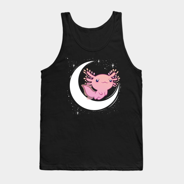 Cute Axolotl Tank Top by X-TrashPanda